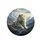 Majestic White Lion Snow-Capped Mountain Landscape - Wildlife Lover Gift Spare Tire Cover - 4