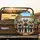 Three Schnauzer Dogs Vehicle Interior Sunny Landscape - Schnauzer Owner Travel Gift Spare Tire Cover - 2