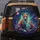Magnificent Foxes Butterfly Organic Forms Starlight Nebulae Night Sky - Fantasy Decor Gift Spare Tire Cover - 5