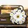 Black Field White Daisy Flower Cluster - Nature Lover Gift for Flower Lovers Spare Tire Cover - 2