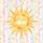 Organic Textured Golden Sun Delicate Blossoms Vertical Stripe Vehicle Decor Gift Spare Tire Cover - 6