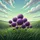 Purple Allium Thistle Flowers Green Hills Sky - Nature Lover Gift Spare Tire Cover - 6
