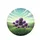 Purple Allium Thistle Flowers Green Hills Sky - Nature Lover Gift Spare Tire Cover - 4