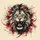 Roaring Lion Fangs Golden Eyes - Wildlife Lover Gift Vehicle Decor Spare Tire Cover - 6