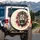 Roaring Lion Fangs Golden Eyes - Wildlife Lover Gift Vehicle Decor Spare Tire Cover - 3