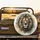 Majestic Lion Head Golden Mane Filigree Smoky Mist - Wildlife Lover Gift Spare Tire Cover - 2