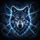 Majestic Wolf Head Golden Eyes Radiating Electric Blue Lightning - Wildlife Lover Gift Spare Tire Cover - 6