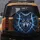 Majestic Wolf Head Golden Eyes Radiating Electric Blue Lightning - Wildlife Lover Gift Spare Tire Cover - 5