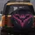 Neon Glowing Bat Creature Smoky Mist Gothic Fractal Dark Decor Gift Spare Tire Cover - 5