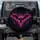 Neon Glowing Bat Creature Smoky Mist Gothic Fractal Dark Decor Gift Spare Tire Cover - 1