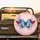 Blue Morpho Butterfly Pink Plumeria Red Feathers Foliage - Nature Lover Gift Spare Tire Cover - 2