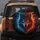 Split Wolf Head Crown Fiery Blue Red Energy - Wild Animal Lover Gift Spare Tire Cover - 5