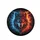 Split Wolf Head Crown Fiery Blue Red Energy - Wild Animal Lover Gift Spare Tire Cover - 4