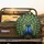 Realistic Peacocks Heart Silhouette Iridescent Eyes - Wildlife Lover Gift Spare Tire Cover - 2