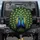 Realistic Peacocks Heart Silhouette Iridescent Eyes - Wildlife Lover Gift Spare Tire Cover - 1