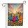 Cartoon Chickens Wildflowers Barn - Farmhouse Home Decor Gift for Chicken Lover Garden Flag - 3
