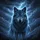 Powerful Majestic Wolf Electric Lightning Storm - Wildlife Lover Gift for Wolf Lover Spare Tire Cover - 6