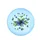 Blueberry Vine White Flower Cluster - Nature Lover Everyday Decor Gift Spare Tire Cover - 4