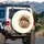 Forest Mushrooms Monarch Butterflies Autumn Leaves - Outdoor Decor Nature Lover Gift Spare Tire Cover - 3