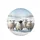 Fluffy White Sheep Snow Hills Winter Scene - Farmhouse Decor Animal Lover Gift Spare Tire Cover - 4