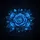 Magnificent Glowing Blue Roses Luminous Leaves Shimmering Starlight - Floral Lover Gift Spare Tire Cover - 6