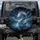 White Silver Oriental Dragon Emerging Dark Waters Night Sky - Fantasy Gift Spare Tire Cover - 1