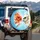 Fiery Dragon Eye Golden Eagle Eye Lightning Elemental Divide - Wildlife Lover Gift Spare Tire Cover - 3