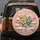 Pastel Rainbow Clouds Sugar Flowers - Home Decor Gift Spare Tire Cover - 5