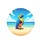 Blue Yellow Macaw Parrot Tropical Beach Ocean - Wildlife Lover Travel Gift Spare Tire Cover - 4
