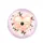 Glowing Peach Heart Happy Birthday Cherry Blossoms - Celebration Gift Spare Tire Cover - 4