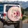 Hibiscus Floral Tropical Foliage - Home Decor Tropical Lifestyle Gift Spare Tire Cover - 3