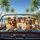 Golden Retrievers Driving Classic Car Coastal Road - Adventure Travel Gift for Dog Lover Spare Tire Cover - 6