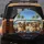 Golden Retrievers Driving Classic Car Coastal Road - Adventure Travel Gift for Dog Lover Spare Tire Cover - 5