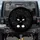 Black Cat Face White Eyes Paws - Cat Lover Gift Spare Tire Cover - 1