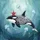 Orca Starfish Tribal - Ocean Wildlife Lover Gift for Marine Life Fans Spare Tire Cover - 6