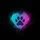 Heart Paw Print Glowing Particles - Pet Lover Everyday Auto Accessory Spare Tire Cover - 6