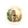 Majestic Adult Tiger Cub Direct Gaze Jungle Foliage Scene - Wildlife Lover Gift Spare Tire Cover - 4