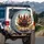 Five Chicken Road Trip Crew Open Road Landscape Adventure Gift Spare Tire Cover - 3