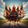 Five Chicken Road Trip Crew Open Road Landscape Adventure Gift Spare Tire Cover - 6