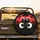 Expressive Ladybug Face Red Spotted Carapace - Wildlife Lover Outdoor Decor Gift Spare Tire Cover - 2