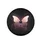 Gradient Butterfly Arcing Lines Glow Background - Wildlife Home Decor Gift Spare Tire Cover - 4