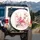 Vibrant Pink Cherry Blossom Branches Petals Spring Decor Gift Spare Tire Cover - 3