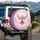 Cherry Blossom Angel Wings Celestial Moon Sky - Celestial Gift Spare Tire Cover - 3