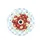 Red Ladybugs White Daisies Green Leaves Gingham Field - Spring Summer Home Decor Gift Spare Tire Cover - 4