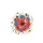 Red Poppies Monarch Butterflies Bumblebee Flowers - Wildlife Lover Gift Spare Tire Cover - 4