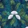 White Fan Palm Tropical Jungle Leaves Exotic Flora - Botanical Garden Decor Gift Spare Tire Cover - 6