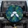 White Fan Palm Tropical Jungle Leaves Exotic Flora - Botanical Garden Decor Gift Spare Tire Cover - 1