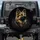 Majestic German Shepherd Dog Portrait - Intense Amber Eyes, Noble Stance - Dog Lover Gift Spare Tire Cover - 1