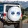 Anime Eyes Stars Fluid Concentric Lines - Fantasy Lover Home Decor Spare Tire Cover - 3