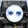 Anime Eyes Stars Fluid Concentric Lines - Fantasy Lover Home Decor Spare Tire Cover - 1